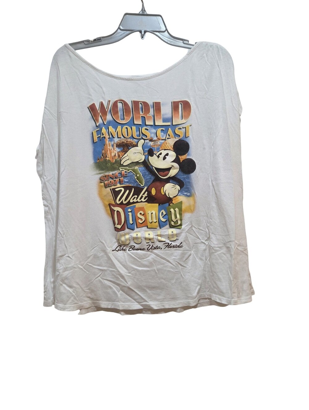 Disney Parks Walt Disney World Famous Cast Exclusive Tee Women's 2XL GUC